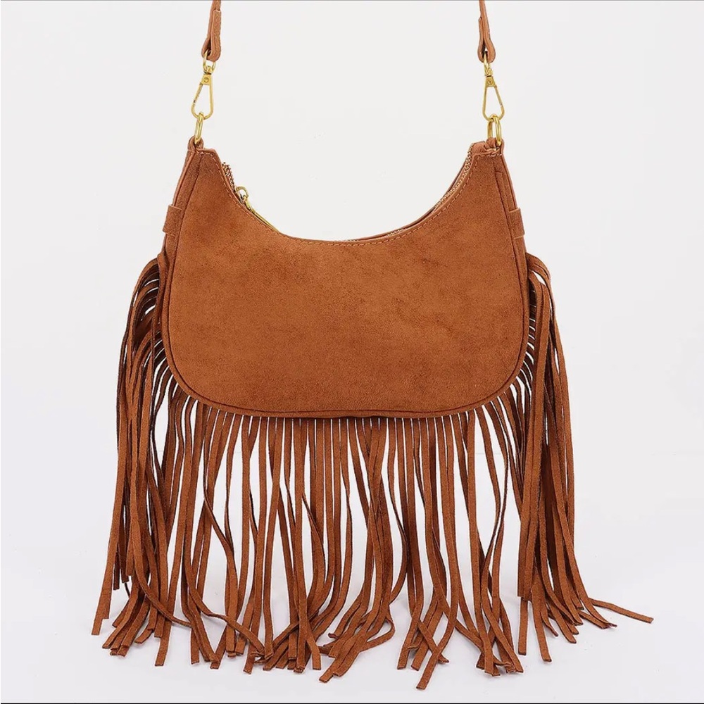 3 am forever Red Fringe Crossbody Shoulder Bag - - Picture 2 of 5